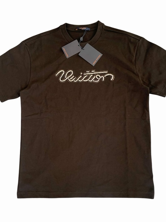 Louis Vuitton Other - Louis Vuitton Black Bead Logo T-Shirt Men’s Size Small